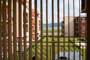 Vertical Blinds overlooking New Jersey