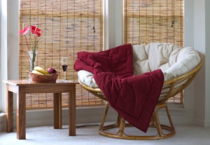 Paramus woven wood shades